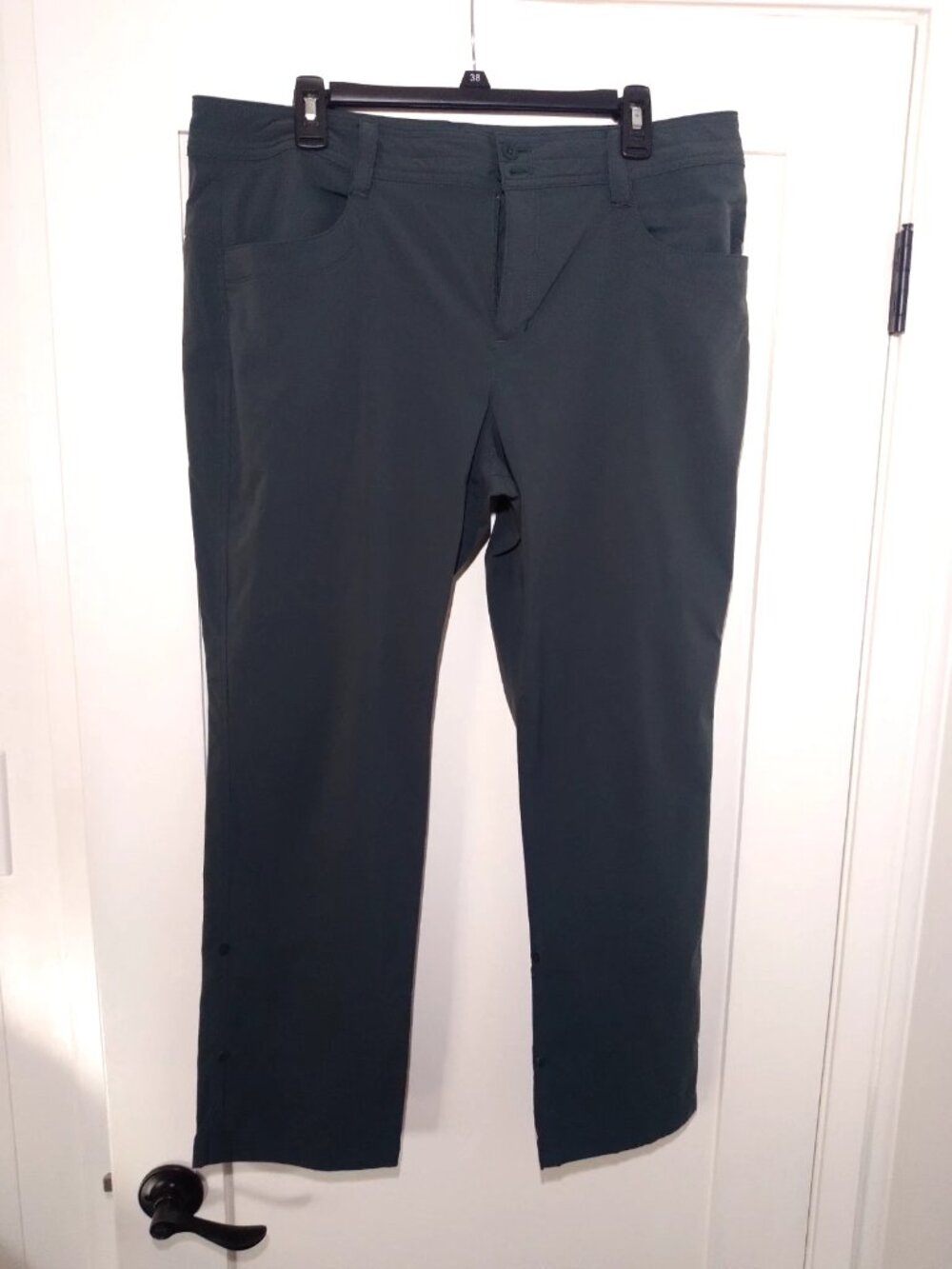 Eddie Bauer Women's Petite 16 Sightscape Horizon Convertible Hiking Pants Gray - Picture 6 of 14